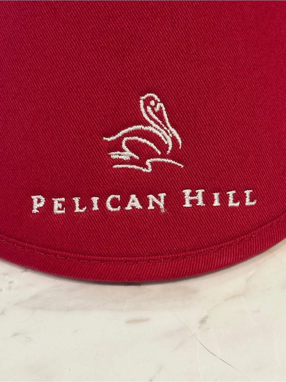 Kate Lord by Ahead Pelican Hill Clip-on Red Visor